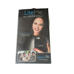 Serene Life iPhone 6s Plus Case - Lite-Me Selfie Lighted Smart Mobile Case, Buil